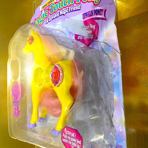 MAGIC TOUCH PONY VTG 1996 JEWELS PONY SAPPHIRE JEWELS LIGHT UP & BLINK WORKS! - Picture 11 of 15